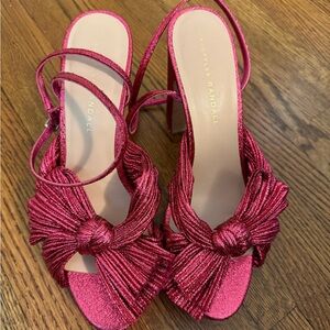 Loeffler Randall Women's Pink Heeled Sandals